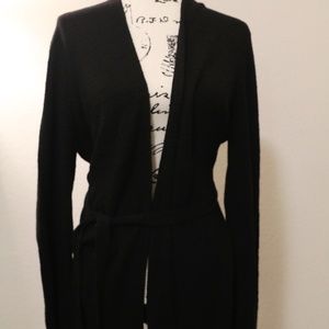 Banana Republic Classic Black Long Cardigan